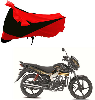 Purpleheart Two Wheeler Cover for Mahindra(Centuro, Black, Red)