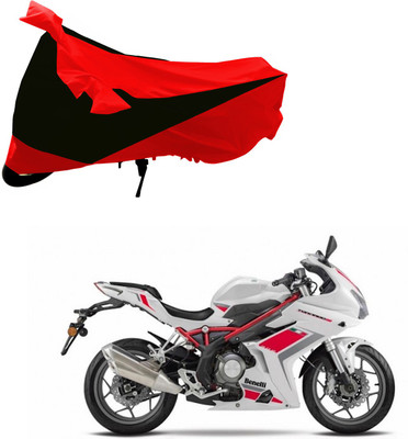Purpleheart Two Wheeler Cover for DSK Benelli(TNT R, Black, Red)