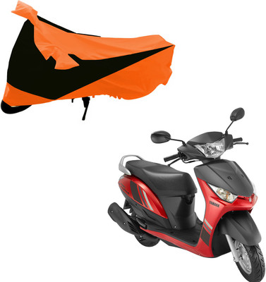 Purpleheart Two Wheeler Cover for Yamaha(Alpha, Black, Orange)