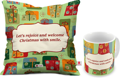 

Indigifts Cushion, Mug Gift Set