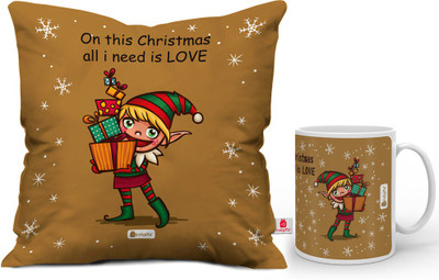 

Indigifts Cushion, Mug Gift Set