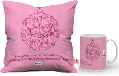 

Indigifts Cushion, Mug Gift Set