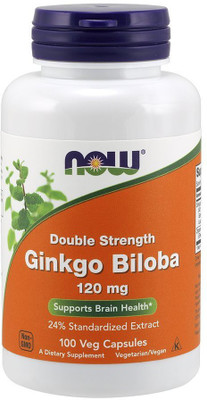 

Now Foods Ginkgo Biloba, 120 mg - 100 Veg Capsuls(100 No)
