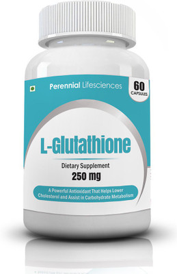 

Perennial Lifesciences L- Glutathione 250mg 60 Veggie Capsules Health Supplement(60 No)