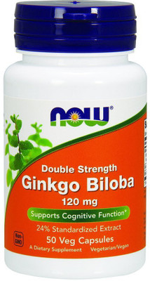 

Now Foods Ginkgo Biloba, 120 mg - 50 Veg Capsuls(50 No)