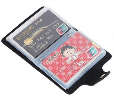 

Besto Men Black Artificial Leather Card Holder(7 Card Slots)