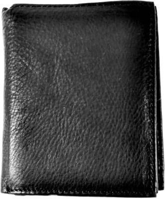 

bilAnca Men Black Genuine Leather Wallet(8 Card Slots)