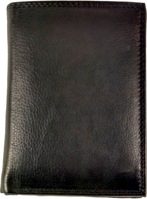 

bilAnca Men Black Genuine Leather Wallet(8 Card Slots)