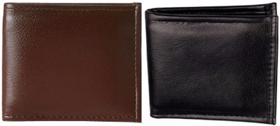 

Good Life Stuff Men Black, Brown Artificial Leather Wallet(3 Card Slots)