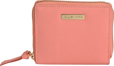 

VALENORE Women Pink Genuine Leather Wallet(6 Card Slots), Dark pink