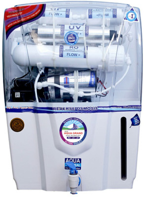 Aquagrand AUDY 12 L RO + UV + UF + TDS Water Purifier(White)