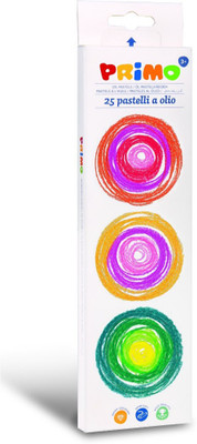 

Primo Oil Pastels Kids Crayons ( One Pack of 25 Multicolor Crayons)