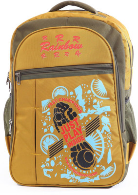 

RR RAINBOW JUST PLAY 19 L Backpack(Yellow, Green), Mehendi;yellow