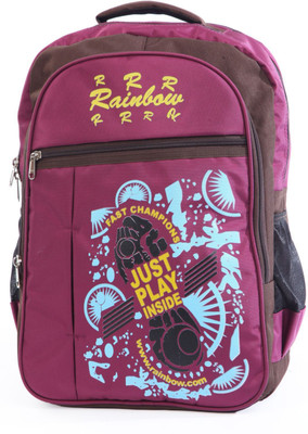 

RR RAINBOW JUST PLAY 19 L Backpack(Pink, Brown), Brown;magenta