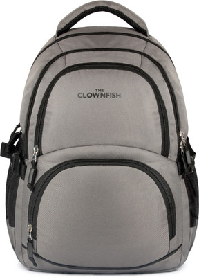 

The Clownfish Alpha Series 26 L Laptop Backpack(Grey)