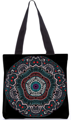 

Snoogg Indian Pattern Poly Canvas Fashion Handbag Shopping Shoulder Lunch Tote Bag For Women 23389 Shoulder Bag(Multicolor, 5 L)