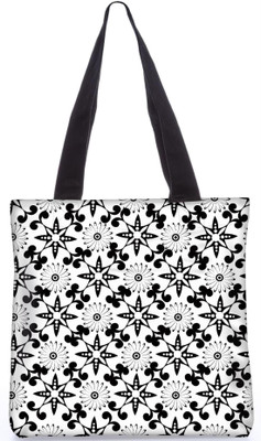 

Snoogg Indian Pattern Poly Canvas Fashion Handbag Shopping Shoulder Lunch Tote Bag For Women 22675 Shoulder Bag(Multicolor, 5 L)