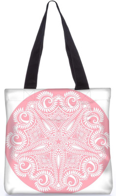 

Snoogg Indian Pattern Poly Canvas Fashion Handbag Shopping Shoulder Lunch Tote Bag For Women 23291 Shoulder Bag(Multicolor, 5 L)