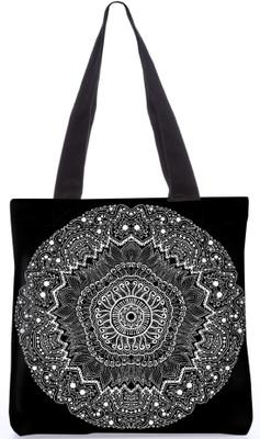 

Snoogg Indian Pattern Poly Canvas Fashion Handbag Shopping Shoulder Lunch Tote Bag For Women 23663 Shoulder Bag(Multicolor, 5 L)