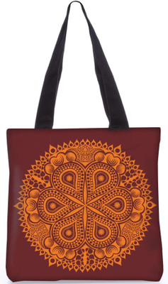 

Snoogg Indian Pattern Poly Canvas Fashion Handbag Shopping Shoulder Lunch Tote Bag For Women 23594 Multipurpose Bag(Multicolor, 5 L)