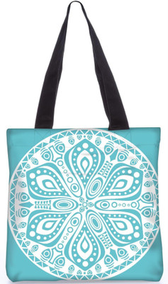 

Snoogg Indian Pattern Poly Canvas Fashion Handbag Shopping Shoulder Lunch Tote Bag For Women 23581 Shoulder Bag(Multicolor, 5 L)