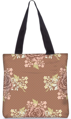 

Snoogg Indian Pattern Poly Canvas Fashion Handbag Shopping Shoulder Lunch Tote Bag For Women 23023 Shoulder Bag(Multicolor, 5 L)