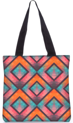 

Snoogg Indian Pattern Poly Canvas Fashion Handbag Shopping Shoulder Lunch Tote Bag For Women 21912 Shoulder Bag(Multicolor, 5 L)