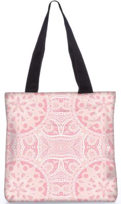 

Snoogg Indian Pattern Poly Canvas Fashion Handbag Shopping Shoulder Lunch Tote Bag For Women 21669 Shoulder Bag(Multicolor, 5 L)