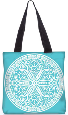 

Snoogg Indian Pattern Poly Canvas Fashion Handbag Shopping Shoulder Lunch Tote Bag For Women 23600 Shoulder Bag(Multicolor, 5 L)
