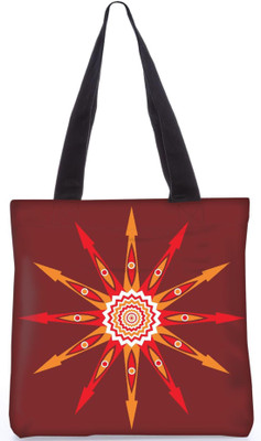 

Snoogg Indian Pattern Poly Canvas Fashion Handbag Shopping Shoulder Lunch Tote Bag For Women 23432 Shoulder Bag(Multicolor, 5 L)