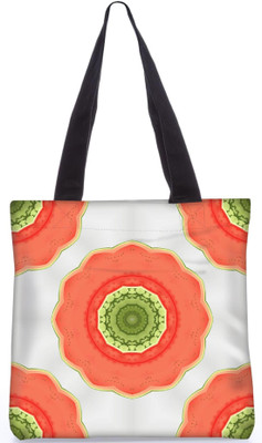 

Snoogg Indian Pattern Poly Canvas Fashion Handbag Shopping Shoulder Lunch Tote Bag For Women 22130 Shoulder Bag(Multicolor, 5 L)