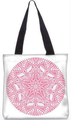 

Snoogg Indian Pattern Poly Canvas Fashion Handbag Shopping Shoulder Lunch Tote Bag For Women 23526 Shoulder Bag(Multicolor, 5 L)