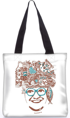 

Snoogg Indian Pattern Poly Canvas Fashion Handbag Shopping Shoulder Lunch Tote Bag For Women 22616 Shoulder Bag(Multicolor, 5 L)