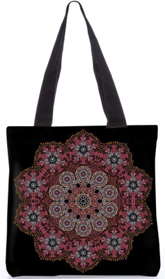 

Snoogg Indian Pattern Poly Canvas Fashion Handbag Shopping Shoulder Lunch Tote Bag For Women 23478 Shoulder Bag(Multicolor, 5 L)