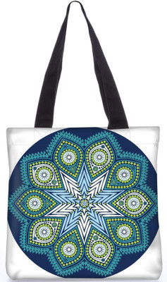 

Snoogg Indian Pattern Poly Canvas Fashion Handbag Shopping Shoulder Lunch Tote Bag For Women 23257 Shoulder Bag(Multicolor, 5 L)