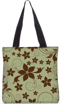 

Snoogg Indian Pattern Poly Canvas Fashion Handbag Shopping Shoulder Lunch Tote Bag For Women 21949 Shoulder Bag(Multicolor, 5 L)