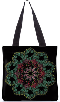 

Snoogg Indian Pattern Poly Canvas Fashion Handbag Shopping Shoulder Lunch Tote Bag For Women 23786 Shoulder Bag(Multicolor, 5 L)