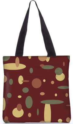 

Snoogg Indian Pattern Poly Canvas Fashion Handbag Shopping Shoulder Lunch Tote Bag For Women 22108 Shoulder Bag(Multicolor, 5 L)