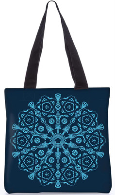 

Snoogg Indian Pattern Poly Canvas Fashion Handbag Shopping Shoulder Lunch Tote Bag For Women 23287 Shoulder Bag(Multicolor, 5 L)