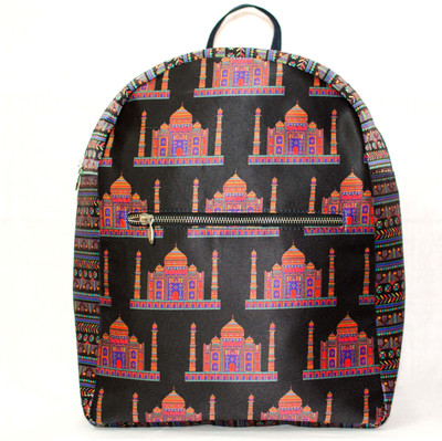 

anartline Taj Printed Backpack Backpack(Multicolor, 12 L)