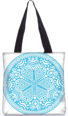 

Snoogg Indian Pattern Poly Canvas Fashion Handbag Shopping Shoulder Lunch Tote Bag For Women 23267 Shoulder Bag(Multicolor, 5 L)
