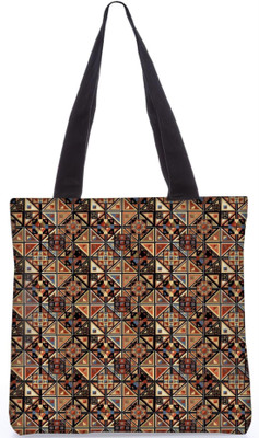 

Snoogg Indian Pattern Poly Canvas Fashion Handbag Shopping Shoulder Lunch Tote Bag For Women 21566 Shoulder Bag(Multicolor, 5 L)