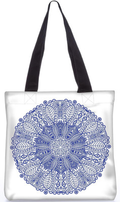 

Snoogg Indian Pattern Poly Canvas Fashion Handbag Shopping Shoulder Lunch Tote Bag For Women 23678 Shoulder Bag(Multicolor, 5 L)