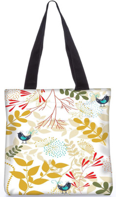 

Snoogg Indian Pattern Poly Canvas Fashion Handbag Shopping Shoulder Lunch Tote Bag For Women 21745 Shoulder Bag(Multicolor, 5 L)