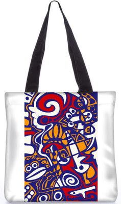 

Snoogg Indian Pattern Poly Canvas Fashion Handbag Shopping Shoulder Lunch Tote Bag For Women 22570 Shoulder Bag(Multicolor, 5 L)