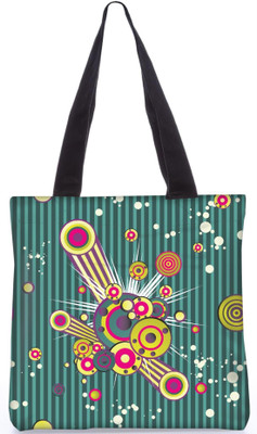 

Snoogg Indian Pattern Poly Canvas Fashion Handbag Shopping Shoulder Lunch Tote Bag For Women 22993 Shoulder Bag(Multicolor, 5 L)