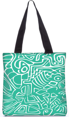 

Snoogg Indian Pattern Poly Canvas Fashion Handbag Shopping Shoulder Lunch Tote Bag For Women 22576 Shoulder Bag(Multicolor, 5 L)