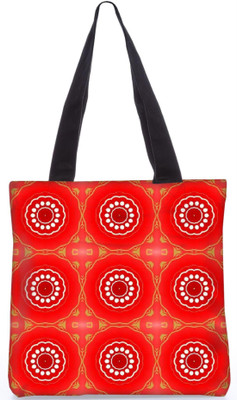 

Snoogg Indian Pattern Poly Canvas Fashion Handbag Shopping Shoulder Lunch Tote Bag For Women 21432 Shoulder Bag(Multicolor, 5 L)