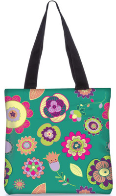 

Snoogg Indian Pattern Poly Canvas Fashion Handbag Shopping Shoulder Lunch Tote Bag For Women 22906 Shoulder Bag(Multicolor, 5 L)