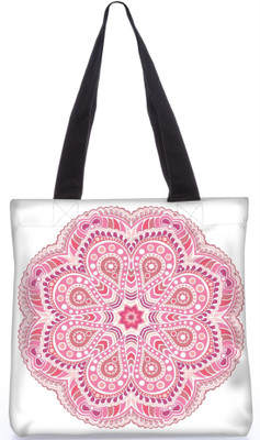 

Snoogg Indian Pattern Poly Canvas Fashion Handbag Shopping Shoulder Lunch Tote Bag For Women 23434 Shoulder Bag(Multicolor, 5 L)
